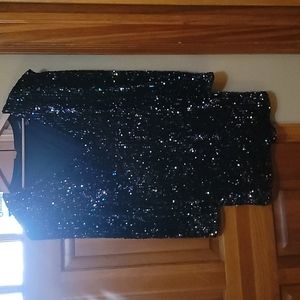 Used, Worn Once Forever 21  Sequin V-Neck Sheath Dress.